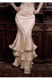 Blood Supply Cupid's Casket of Poems Crinkled Satin Rococo Long Skirt(Full Payment Without Shipping)